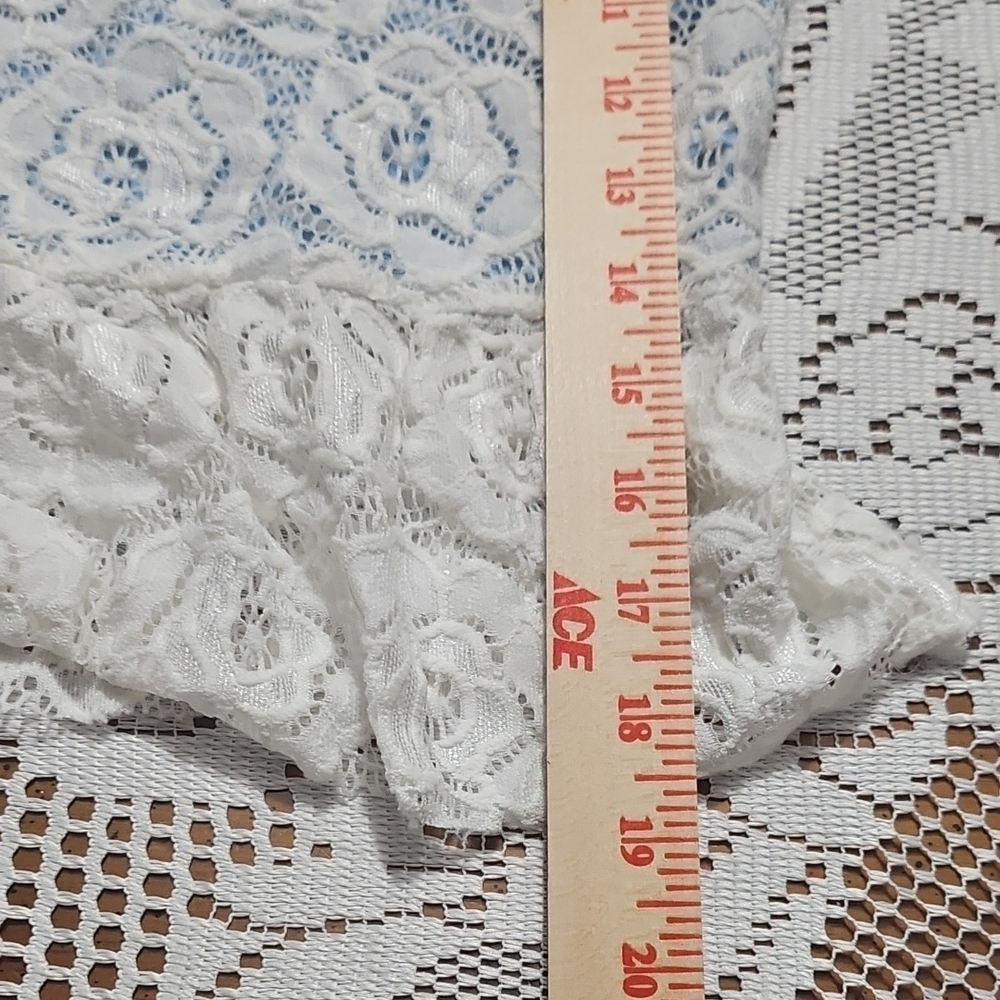 NWT Anthropologie White Lace Tank Top - Picture 3 of 9